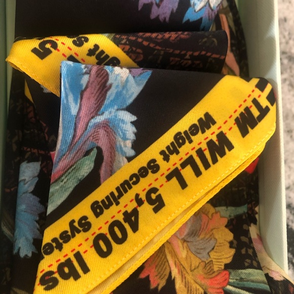 Off-White Black Floral Belt main image 8